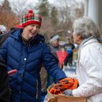 Friends reconnect at lake cleanup registration